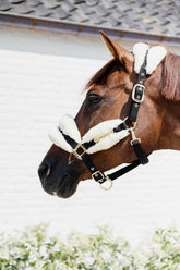 Kentucky Horsewear Nylon Sheepskin Halter Soft